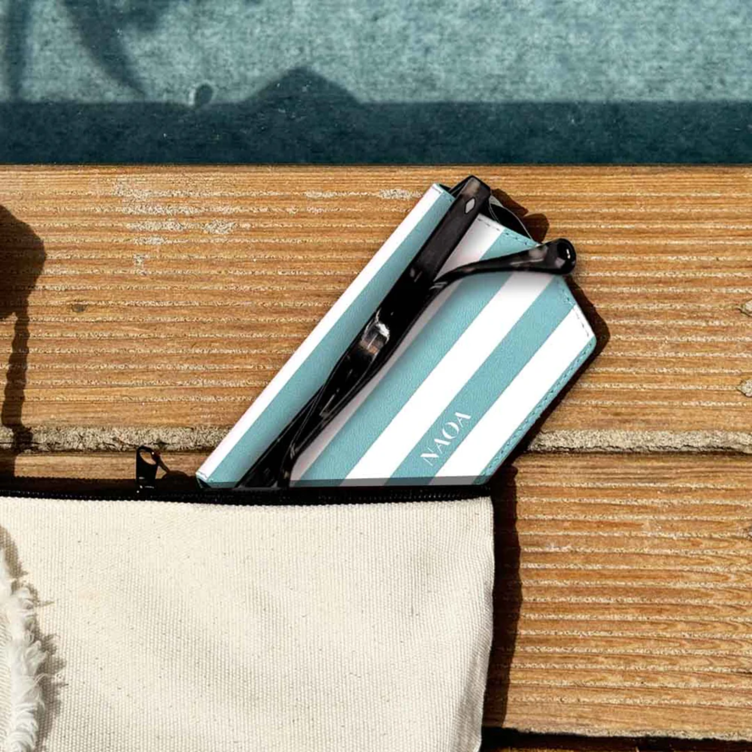 NAOA Leather Slim Glasses Case - Patterned - Image 9