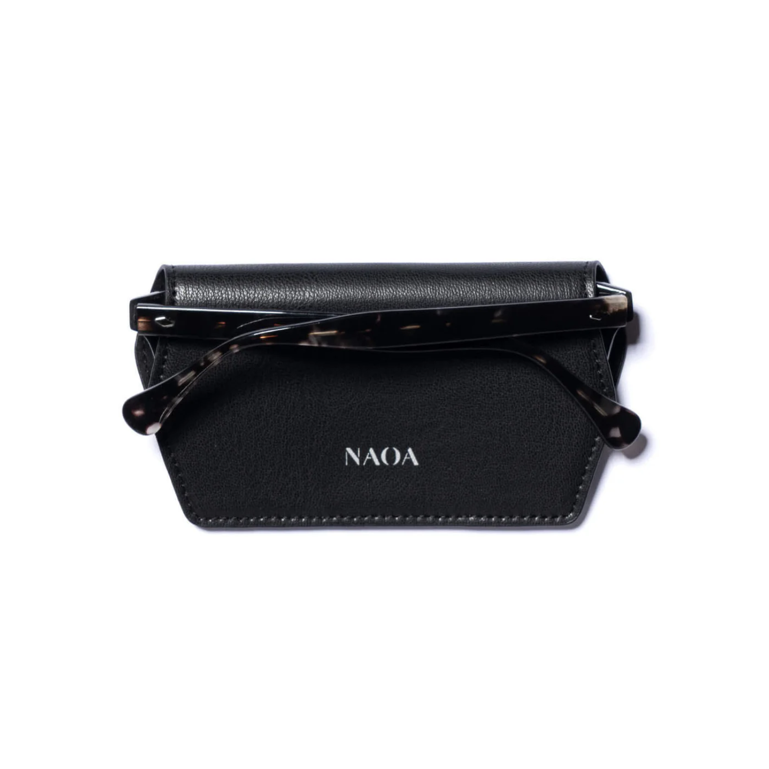 NAOA Leather Slim Glasses Case - Plain Colours - Image 10