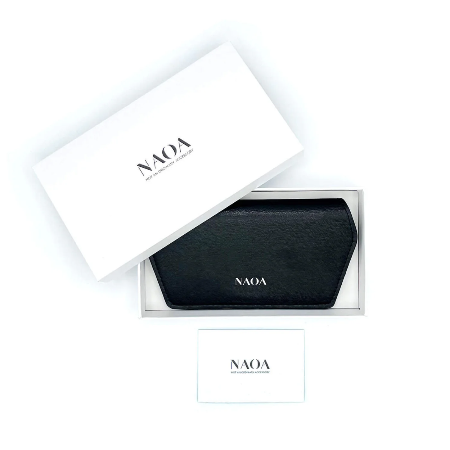 NAOA Leather Slim Glasses Case - Plain Colours - Image 14