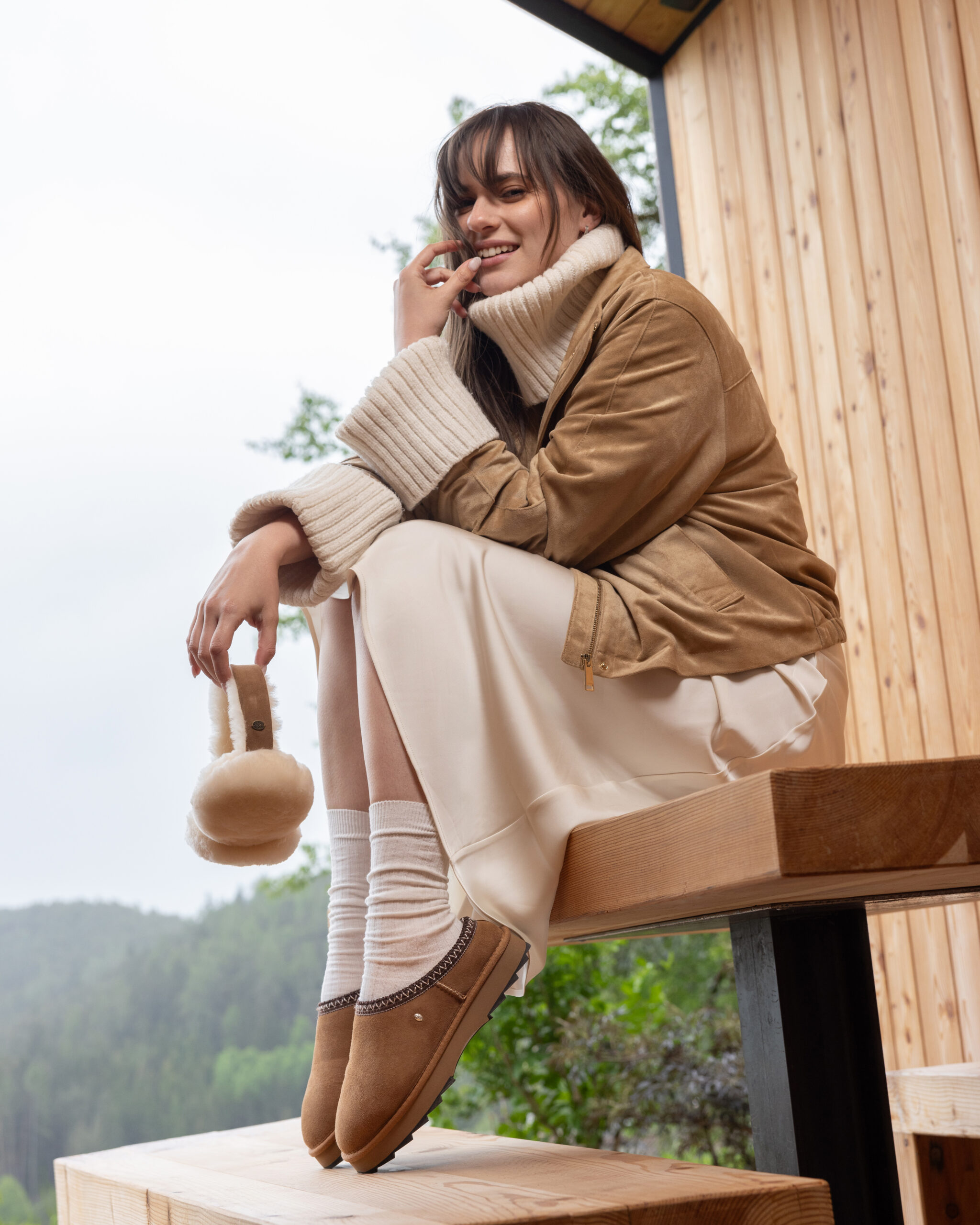 EMU Angahook Sheepskin Earmuffs - Image 3