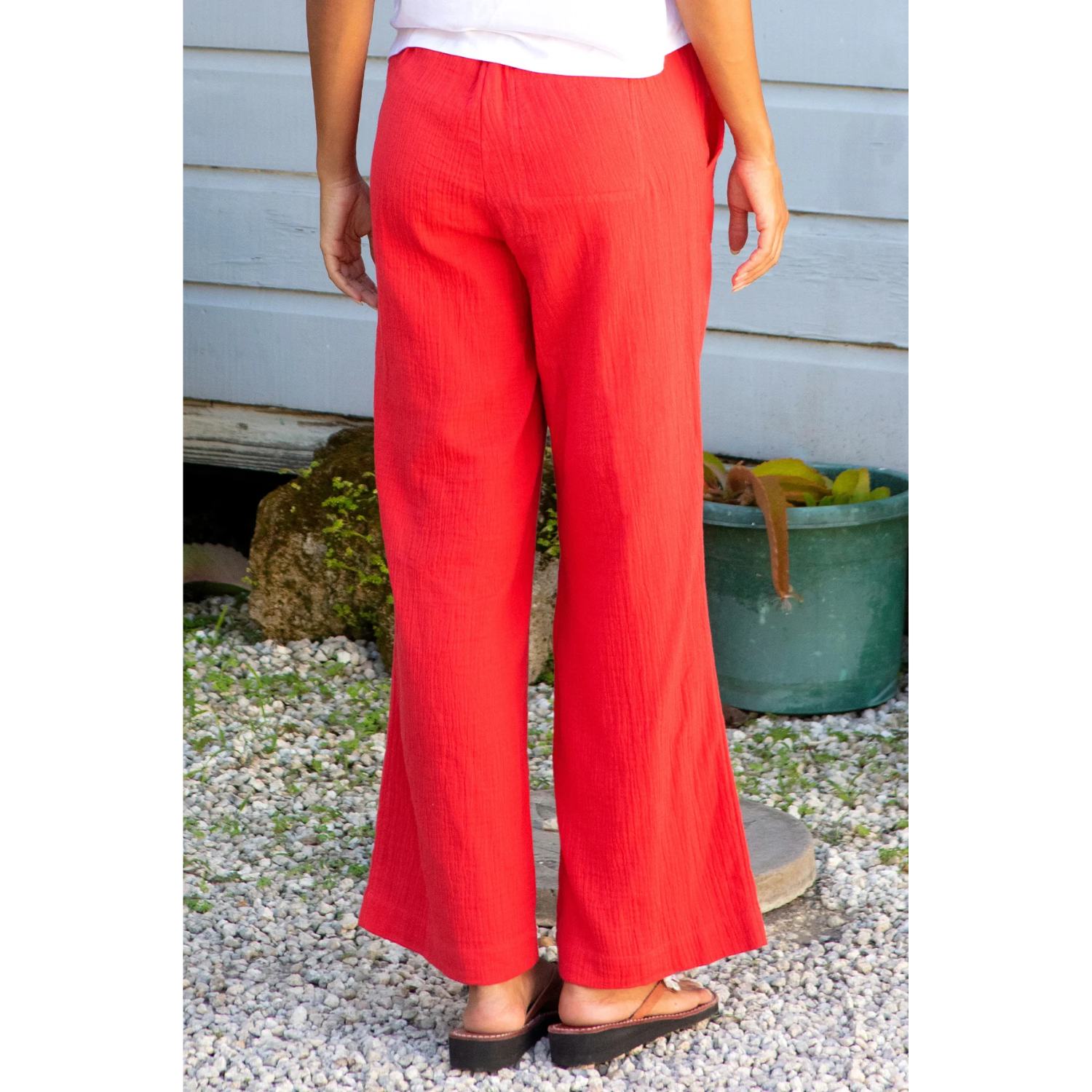 Aspiga Cheesecloth Trousers - Image 4