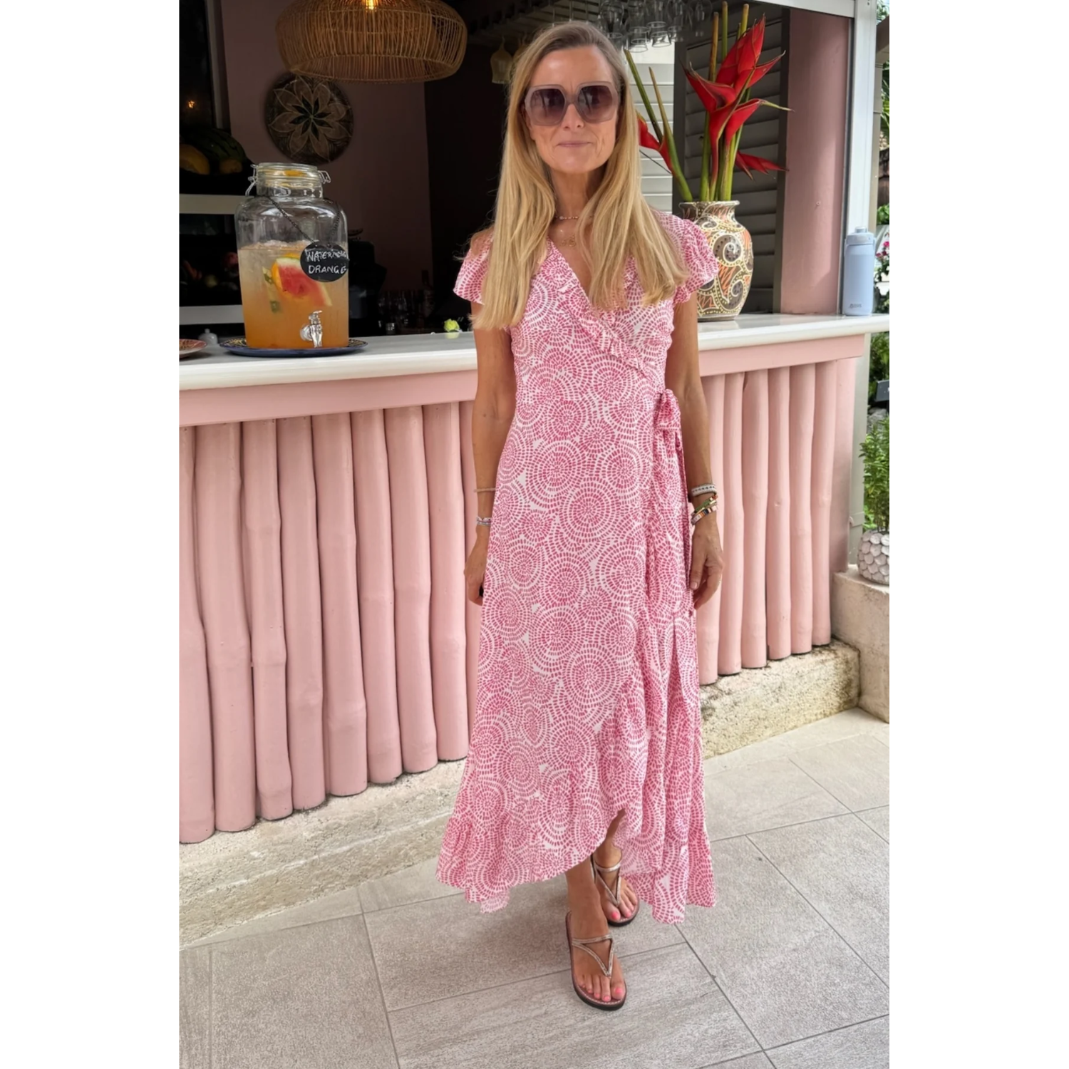 Aspiga Demi Ecovero Wrap Dress - Image 4