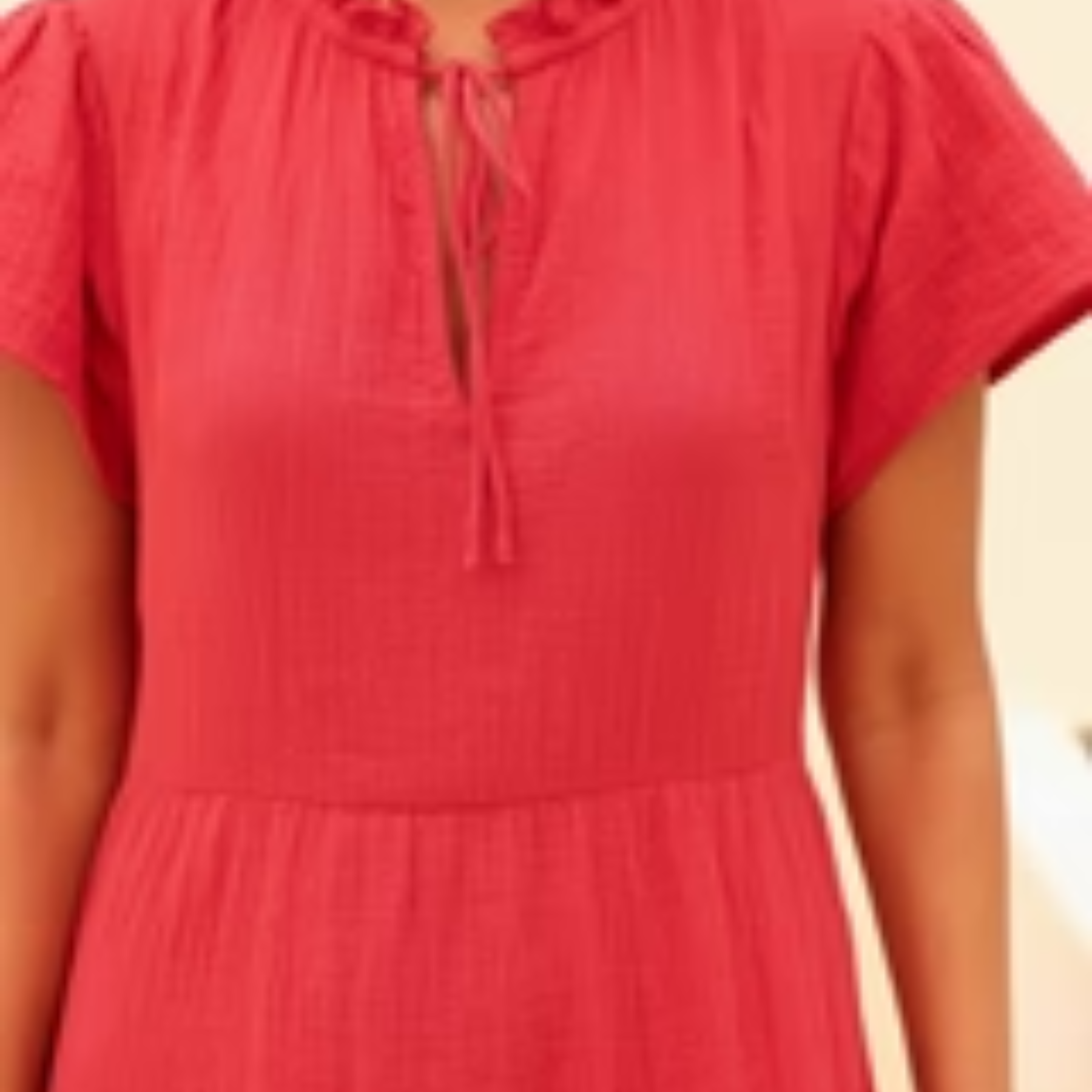 Aspiga Lois Organic Cotton Cheesecloth Dress - Image 2
