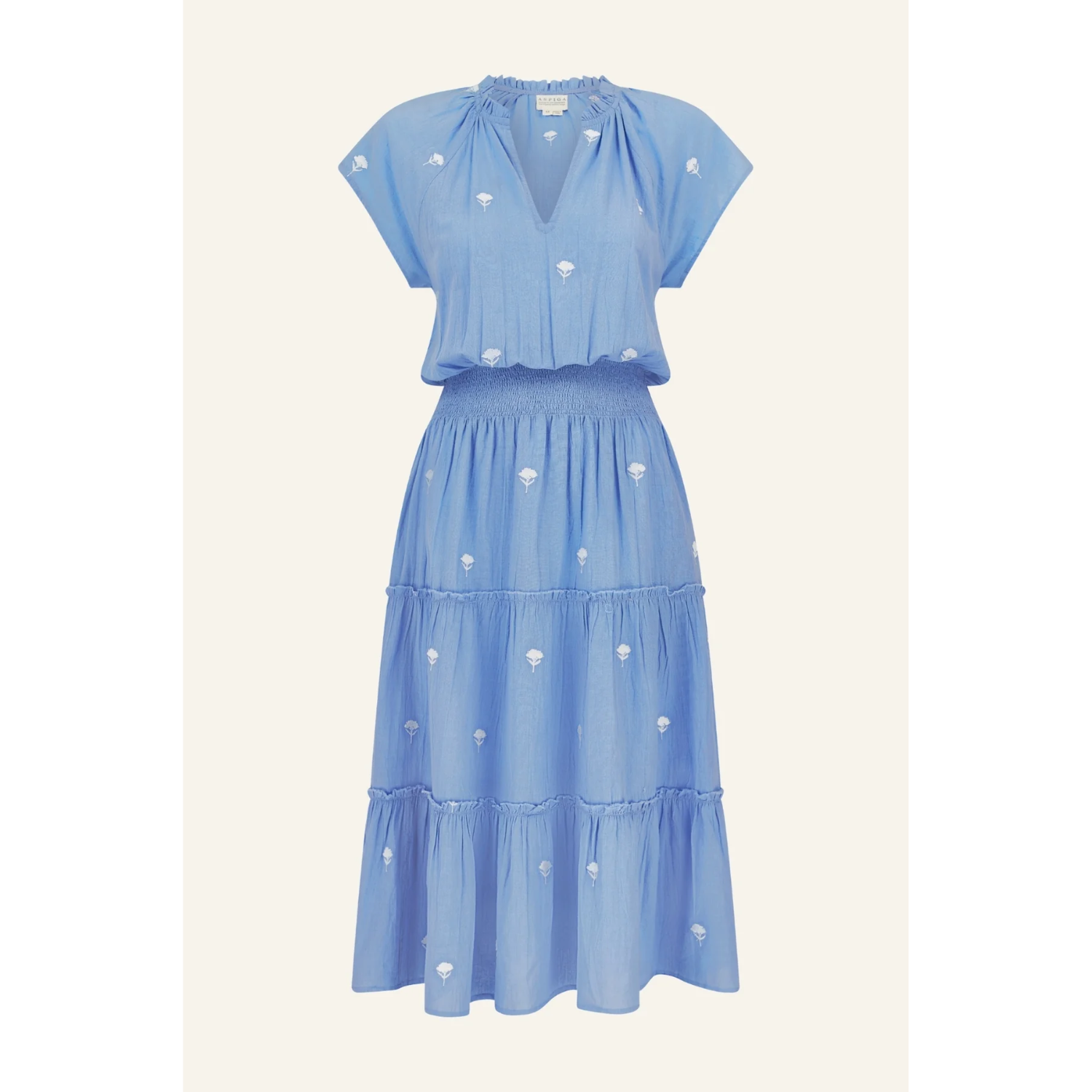 Aspiga Riley Embroidered Organic Cotton Dress - Image 6