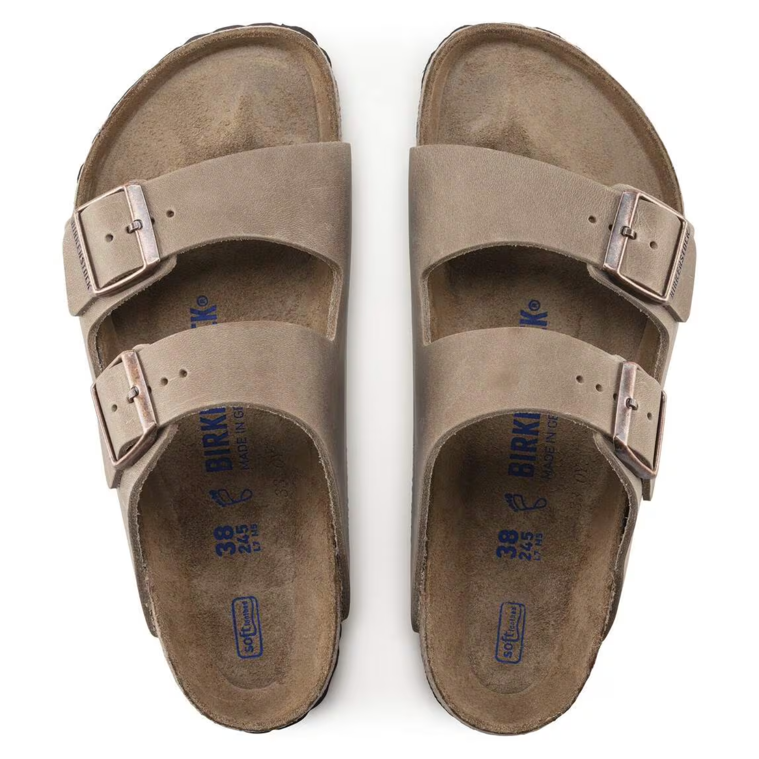 Birkenstock Arizona Soft Footbed Oiled Leather Tabacco - Image 3