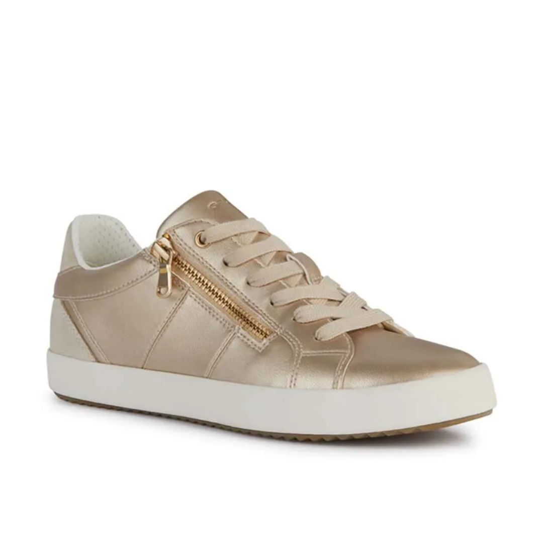Geox Blomiee Leather Trainers - Image 2