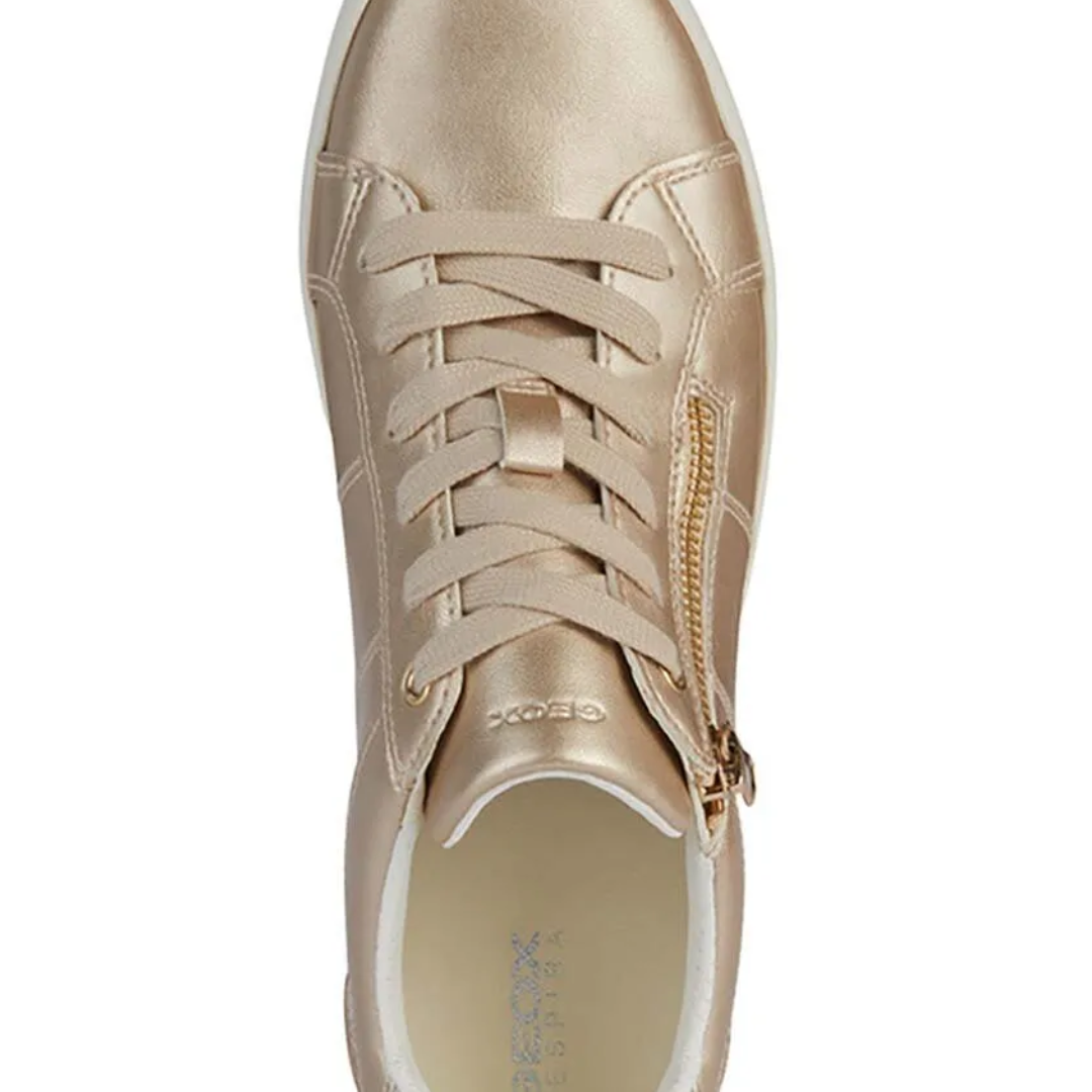 Geox Blomiee Leather Trainers - Image 5