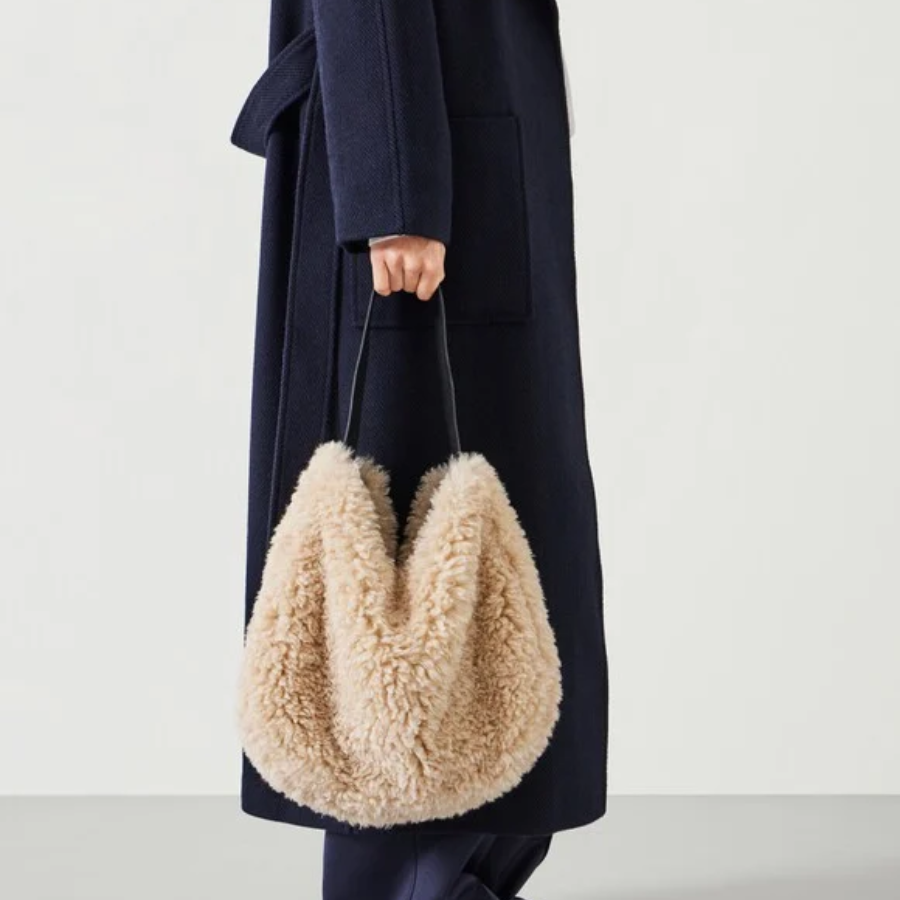 Helen Moore Slouch Bag Cream - Image 3