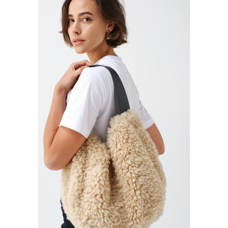 Helen Moore Slouch Bag Cream - Image 4