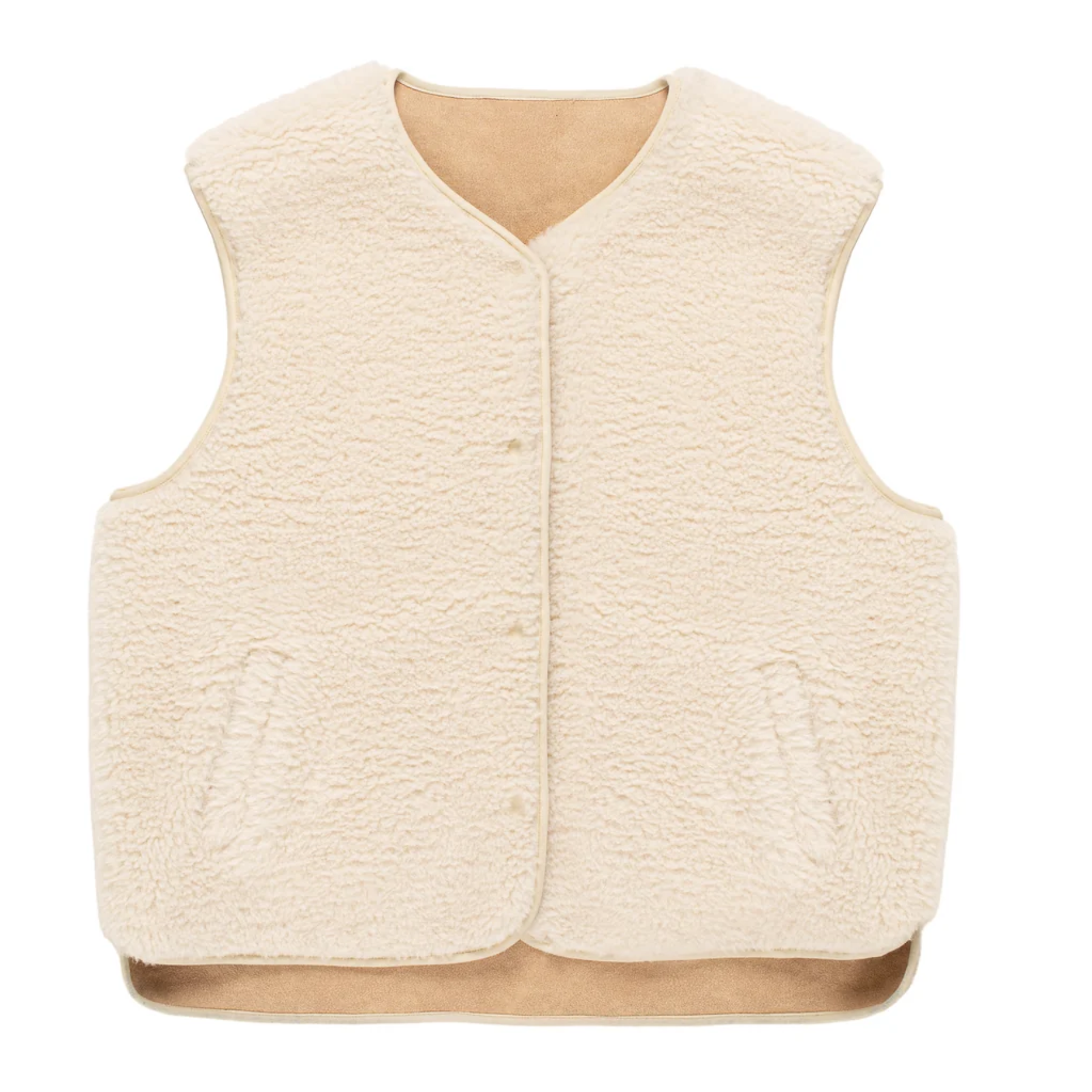 Helen Moore Faux Sheepskin Gilet