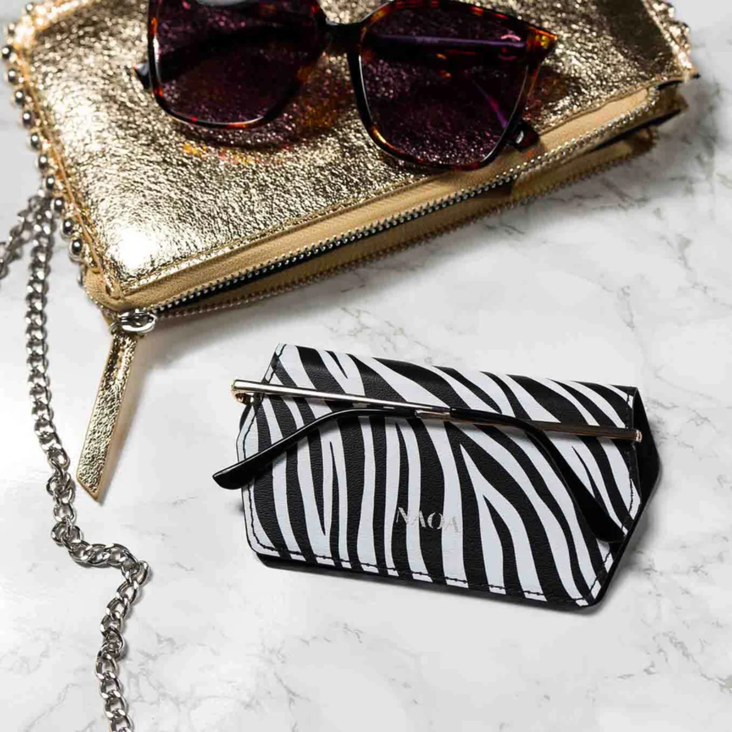 NAOA Leather Slim Glasses Case - Patterned - Image 15