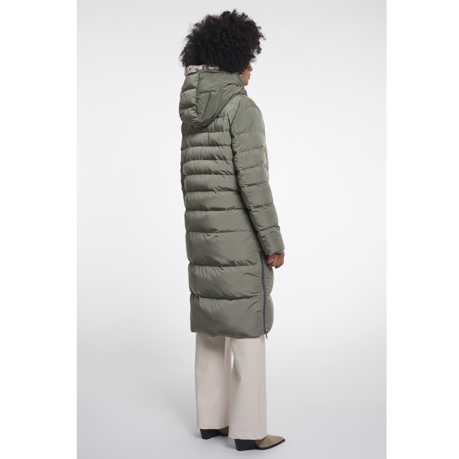 Rino&Pelle Keilafur Long Padded Coat - Image 4