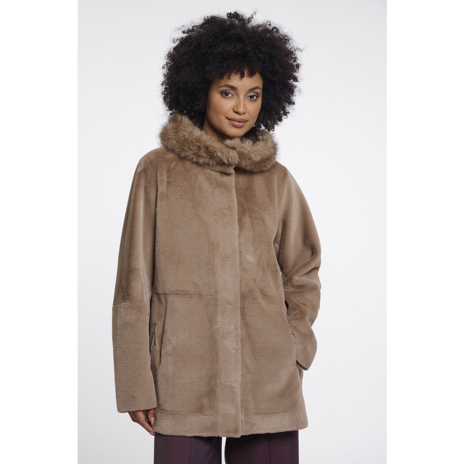 Rino&Pelle Mans Faux Fur Coat - Image 4