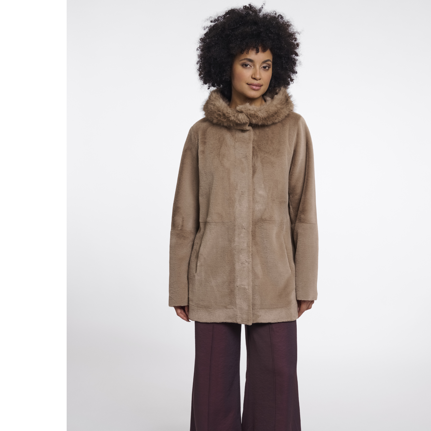 Rino&Pelle Mans Faux Fur Coat