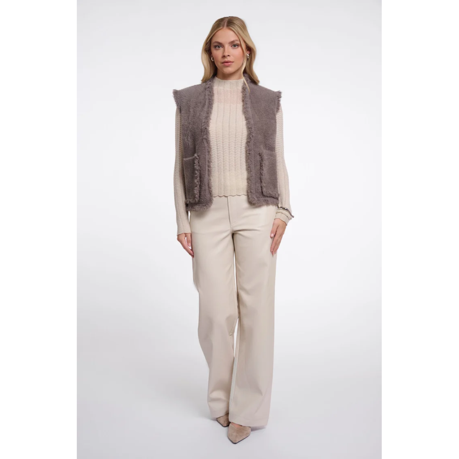 Rino&Pelle Vita Fringed Waistcoat - Image 6
