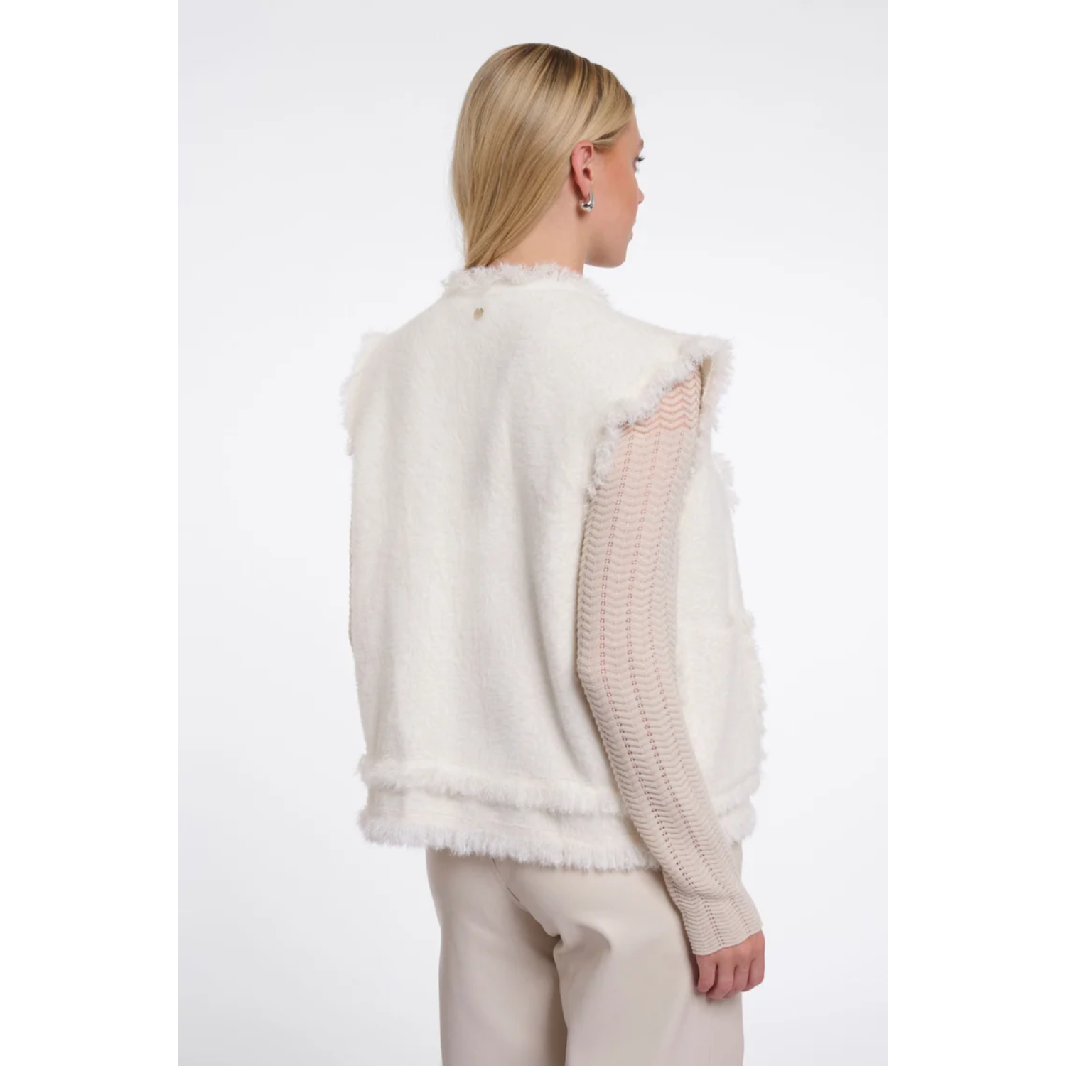 Rino&Pelle Vita Fringed Waistcoat - Image 7